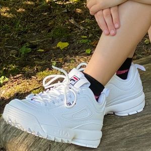 Girls Fila Disruptor 2 size 3